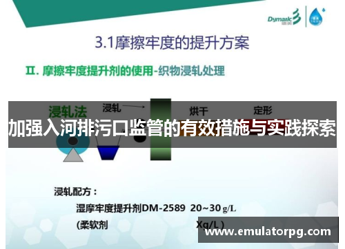 加强入河排污口监管的有效措施与实践探索